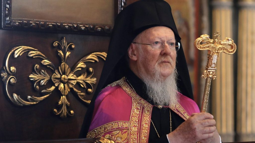 Poselství ekumenického patriarchy Bartoloměje k začátku církevního roku